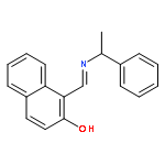 2-Naphthalenol, 1-[[[(1S)-1-phenylethyl]imino]methyl]-