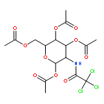 1,3,4,6-tetra-O-acetyl-2-deoxy-2-[(trichloroacetyl)amino]hexopyranose