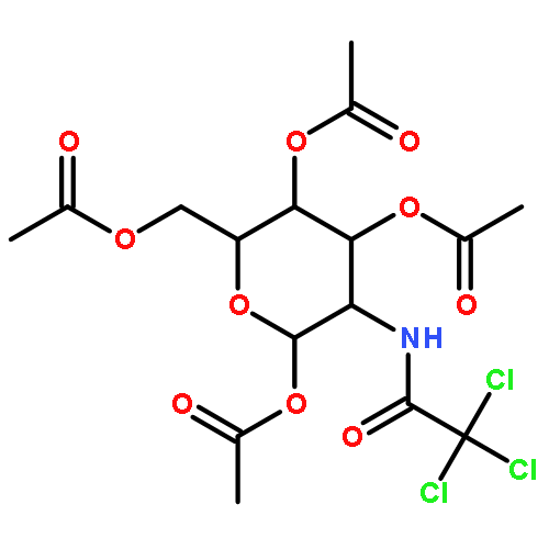 1,3,4,6-tetra-O-acetyl-2-deoxy-2-[(trichloroacetyl)amino]hexopyranose