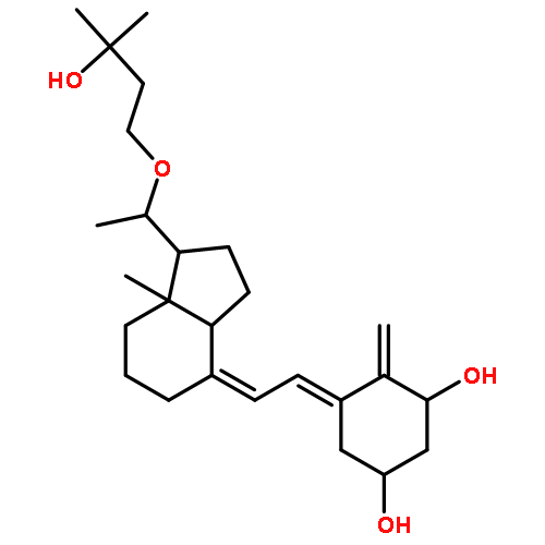 (1R,3S,5Z)-5-[(2E)-2-[(1S,3AS,7AS)-1-[(1S)-1-(3-HYDROXY-3-METHYLBUTOXY)ETHYL]-7A-METHYL-2,3,3A,5,6,7-HEXAHYDRO-1H-INDEN-4-YLIDENE]ETHYLIDENE]-4-METHYLIDENECYCLOHEXANE-1,3-DIOL