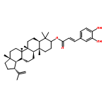 Lup-20(29)-en-3-ol,(2E)-3-(3,4-dihydroxyphenyl)-2-propenoate, (3b)-