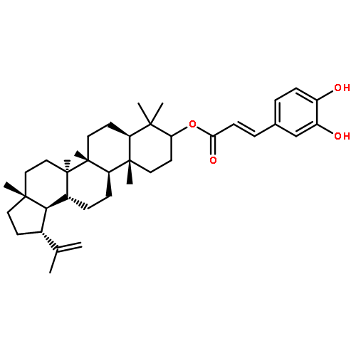 Lup-20(29)-en-3-ol,(2E)-3-(3,4-dihydroxyphenyl)-2-propenoate, (3b)-