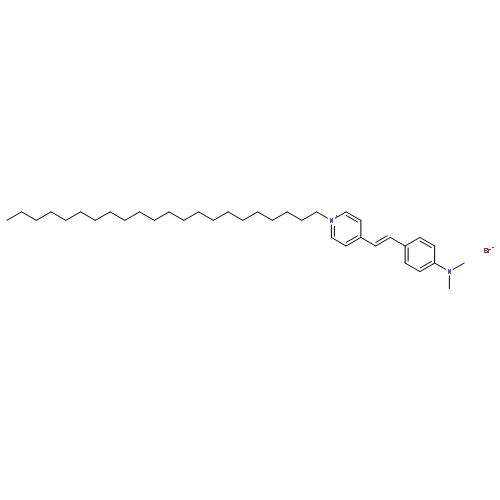 Pyridinium,4-[2-[4-(dimethylamino)phenyl]ethenyl]-1-docosyl-, bromide (1:1)