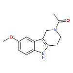 1-(8-methoxy-1,3,4,5-tetrahydropyrido[4,3-b]indol-2-yl)ethanone