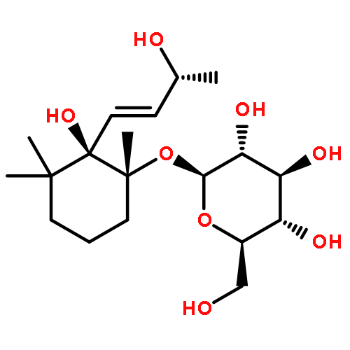 b-D-Glucopyranoside,(1R,2R)-2-hydroxy-2-[(1E,3R)-3-hydroxy-1-buten-1-yl]-1,3,3-trimethylcyclohexyl