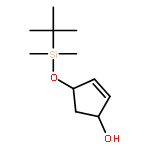 2-Cyclopenten-1-ol, 4-[[(1,1-dimethylethyl)dimethylsilyl]oxy]-, (1S,4R)-