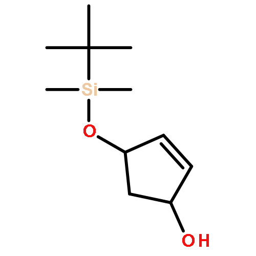 2-Cyclopenten-1-ol, 4-[[(1,1-dimethylethyl)dimethylsilyl]oxy]-, (1S,4R)-