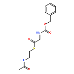 Ethanethioic acid, [[(phenylmethoxy)carbonyl]amino]-, S-[2-(acetylamino)ethyl] ester