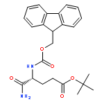 Pentanoic acid, 5-amino-4-[[(9H-fluoren-9-ylmethoxy)carbonyl]amino]-5-oxo-, 1,1-dimethylethyl ester, (R)-