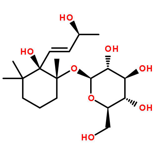 b-D-Glucopyranoside,(1R,2R)-2-hydroxy-2-[(1E,3S)-3-hydroxy-1-buten-1-yl]-1,3,3-trimethylcyclohexyl