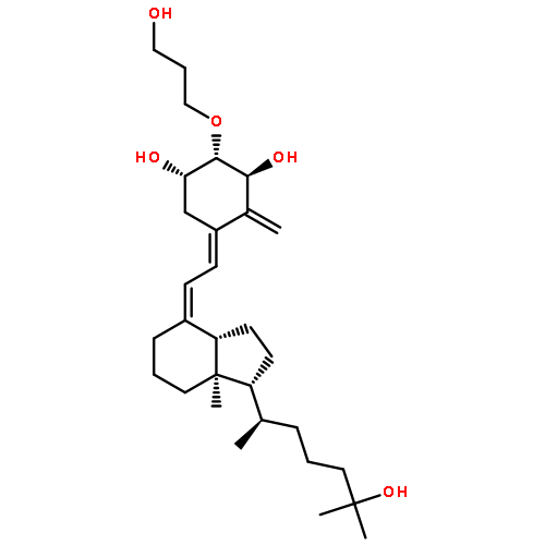 1,3-Cyclohexanediol,2-(3-hydroxypropoxy)-4-methylene-5-[(2E)-2-[(1R,3aS,7aR)-octahydro-1-[(1R)-5-hydroxy-1,5-dimethylhexyl]-7a-methyl-4H-inden-4-ylidene]ethylidene]-,(1R,2R,3R,5Z)-