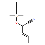 3-Pentenenitrile, 2-[[(1,1-dimethylethyl)dimethylsilyl]oxy]-, (E)-