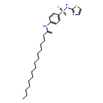 Hexadecanamide, N-[4-[(2-thiazolylamino)sulfonyl]phenyl]-