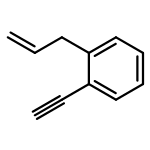 Benzene, 1-ethynyl-2-(2-propenyl)-
