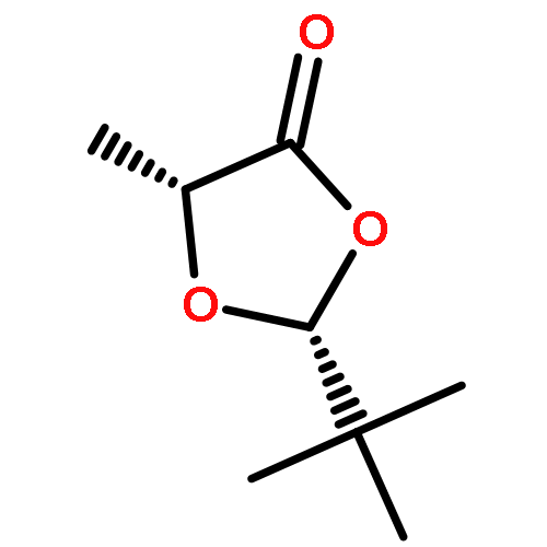 1,3-Dioxolan-4-one, 2-(1,1-dimethylethyl)-5-methyl-, (2R,5R)-