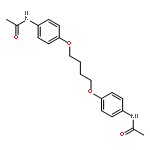 N-[4-[4-(4-acetamidophenoxy)butoxy]phenyl]acetamide