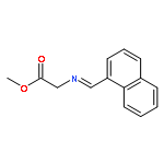 Glycine, N-(1-naphthalenylmethylene)-, methyl ester