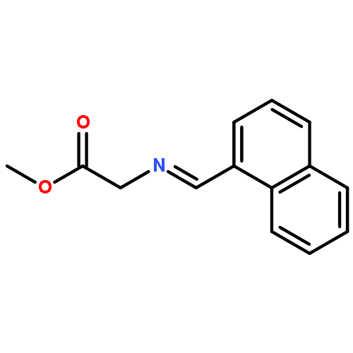 Glycine, N-(1-naphthalenylmethylene)-, methyl ester