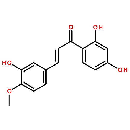 2-Propen-1-one,1-(2,4-dihydroxyphenyl)-3-(3-hydroxy-4-methoxyphenyl)-, (E)-