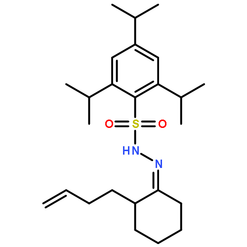 Benzenesulfonic acid, 2,4,6-tris(1-methylethyl)-, [2-(3-butenyl)cyclohexylidene]hydrazide