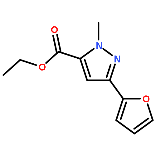 1H-Pyrazole-5-carboxylicacid, 3-(2-furanyl)-1-methyl-, ethyl ester