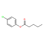 Pentanoic acid, 4-chlorophenyl ester