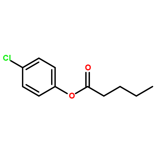 Pentanoic acid, 4-chlorophenyl ester