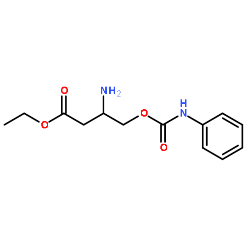 Butanoic acid, 3-amino-4-[[(phenylamino)carbonyl]oxy]-, ethyl ester