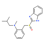 Benzenamine,2-[(1H-benzimidazol-2-ylsulfinyl)methyl]-N-methyl-N-(2-methylpropyl)-