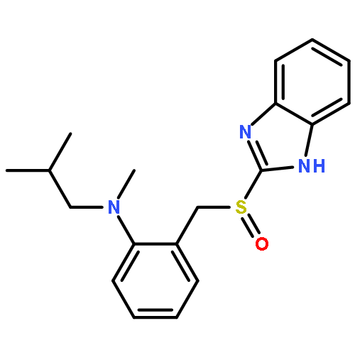 Benzenamine,2-[(1H-benzimidazol-2-ylsulfinyl)methyl]-N-methyl-N-(2-methylpropyl)-