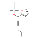 Silane, (1,1-dimethylethyl)[[1-(2-furanyl)-2-hexynyl]oxy]dimethyl-