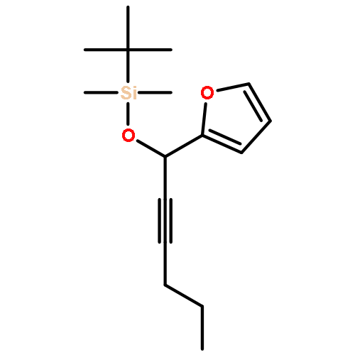 Silane, (1,1-dimethylethyl)[[1-(2-furanyl)-2-hexynyl]oxy]dimethyl-