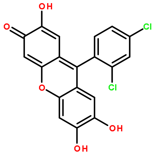 9-(2,4-dichlorophenyl)-2,6,7-trihydroxyxanthen-3-one