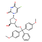 Uridine, 5'-O-[bis(4-methoxyphenyl)phenylmethyl]-2'-deoxy-5-fluoro-