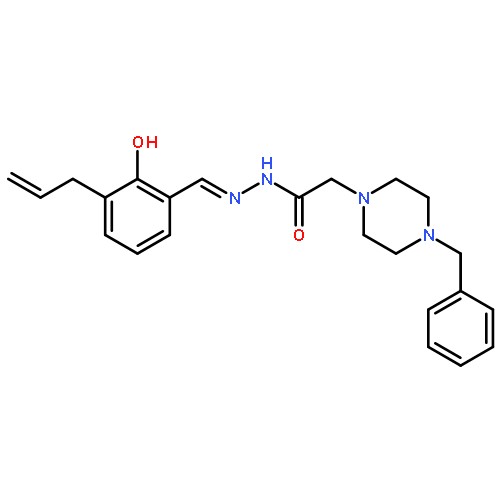 (4-Benzylpiperazino)acetic acid-(3-allyl-2-hydroxybenzylidene)hydrazide