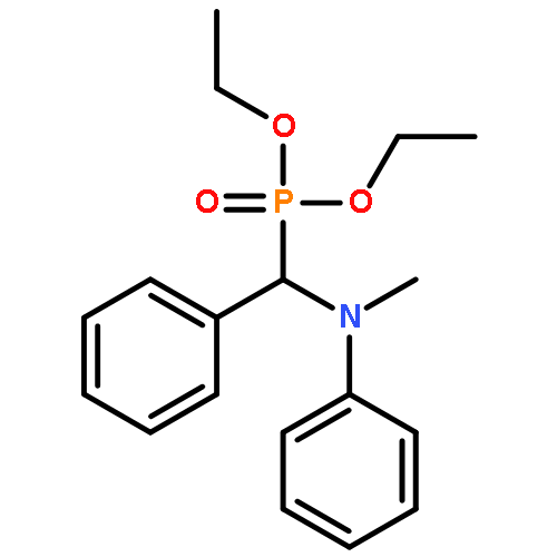 PHOSPHONIC ACID, [(METHYLPHENYLAMINO)PHENYLMETHYL]-, DIETHYL ESTER