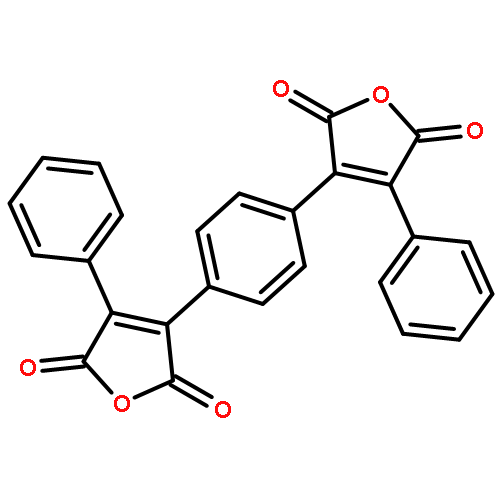 2,5-Furandione, 3,3'-(1,4-phenylene)bis[4-phenyl-