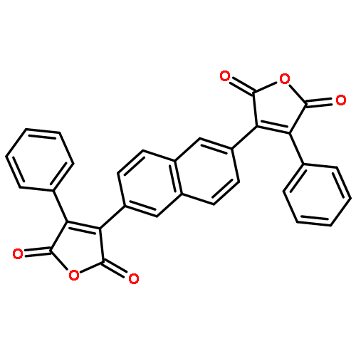 2,5-Furandione, 3,3'-(2,6-naphthalenediyl)bis[4-phenyl-