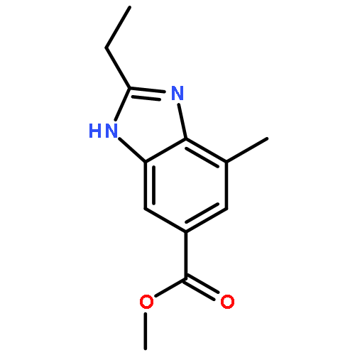 2-ethyl-7-methyl-1H-Benzimidazole-5-carboxylic acid methyl ester