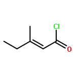 2-Pentenoyl chloride, 3-methyl-, (E)-