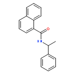 1-Naphthalenecarboxamide, N-(1-phenylethyl)-