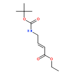 2-Butenoic acid, 4-[[(1,1-dimethylethoxy)carbonyl]amino]-, ethyl ester,(2E)-