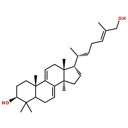 Lanosta-7,9(11),24-triene-3,26-diol,(3b,24E)-