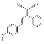 2-[3-(4-methoxyphenyl)-1-phenylprop-2-enylidene]propanedinitrile