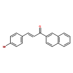 2-Propen-1-one, 3-(4-bromophenyl)-1-(2-naphthalenyl)-, (E)-