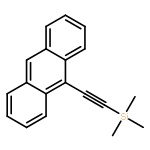 Silane, (9-anthracenylethynyl)trimethyl-