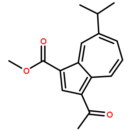 1-Azulenecarboxylic acid, 3-acetyl-7-(1-methylethyl)-, methyl ester