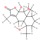 4alpha,8beta,9alpha-trihydroxy-5alphaH-7(11)-eudesmen-12,8alpha-olide