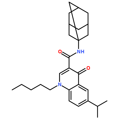 N-(Adamant-1-yl)-6-isopropyl-4-oxo-1-pentyl-1,4-dihydro-quinolin-3-carboxamide