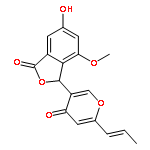 (E,3R)-4-methoxy-6-hydroxy-3-(4-oxo-6-(1-propenyl)-4H-pyran-3-yl)isobenzofuran-1(3H)-one